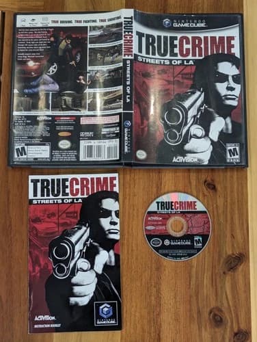True Crime: Streets of L.A. (Nintendo GameCube, 2003) 🔥 CIB Complete w/ Box