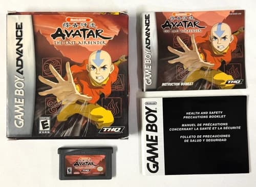 Avatar: The Last Airbender (Nintendo Game Boy Advance, 2006) w/ Manual in Box
