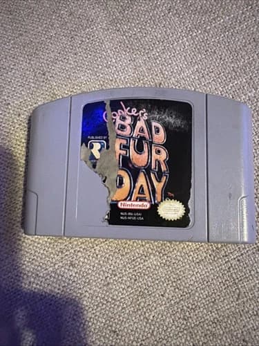 Conker's Bad Fur Day Nintendo 64 (N64) - 100% Authentic Tested Working