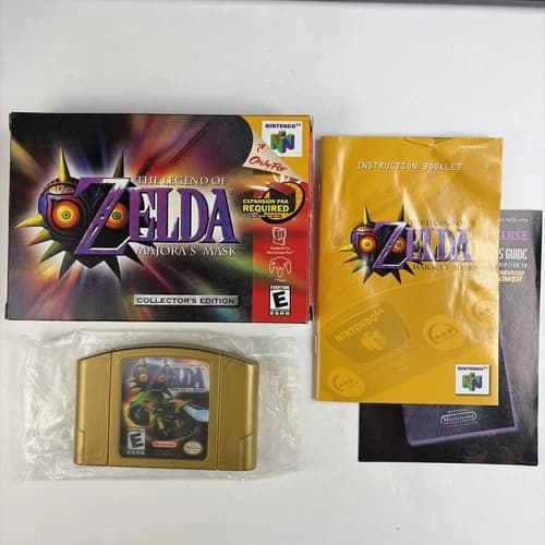 CLEAN Legend of Zelda: Majora's Mask Nintendo 64 N64 Collectors Edition CIB RARE