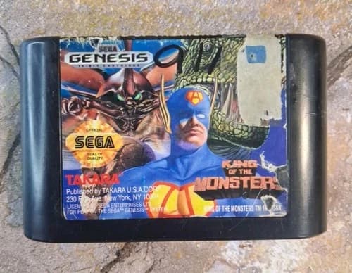 King of the Monsters - Sega Genesis *TESTED, SEE DESC*