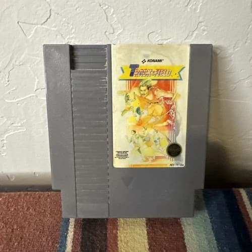 Track and Field Nintendo NES Game Cartridge Tested