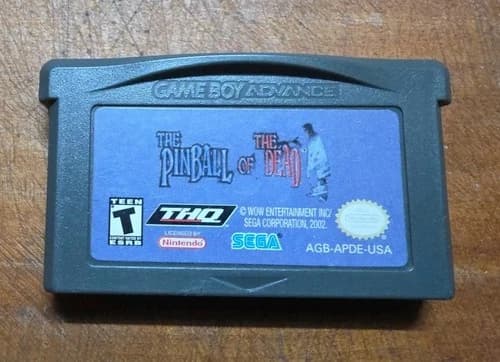 Pinball of the Dead (Game Boy Advance, GBA, 2002) Authentic