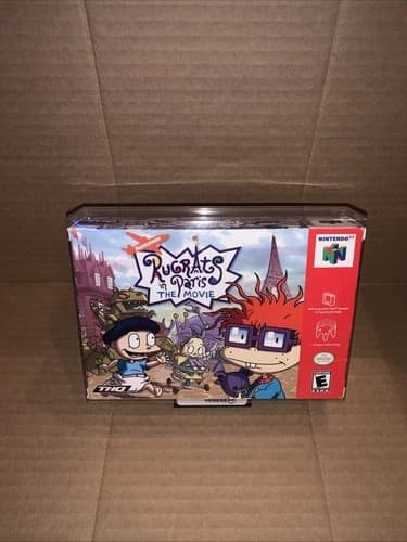 Rugrats In Paris The Movie Nintendo 64 N64 CIB Complete Great Shape W/ Protector