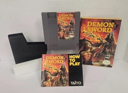 Nintendo NES Demon Sword CIB Authentic *Tested & Works*