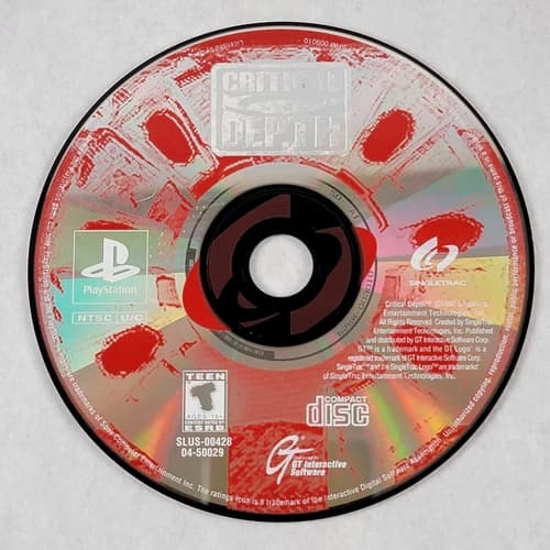 Critical Depth - Loose Sony PS1 Playstation 1 Disc