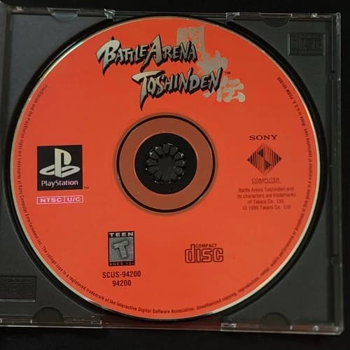 Battle Arena Toshinden (Sony PlayStation 1, PS1) DISC ONLY