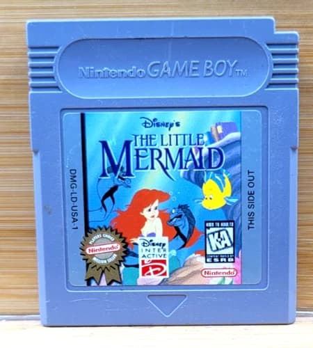Disney's The Little Mermaid Nintendo Gameboy TESTED & WORKS