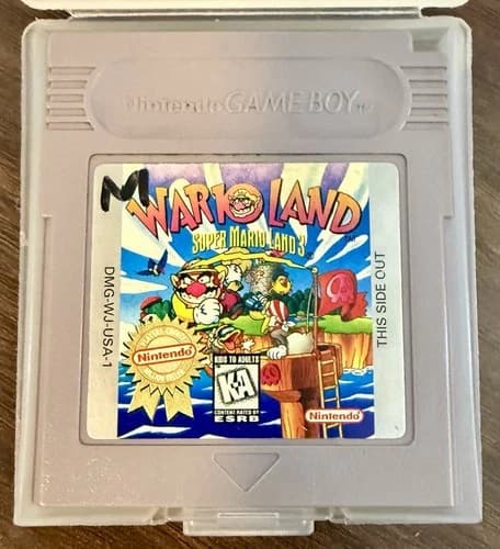 Nintendo Gameboy Wario Land Super Mario Land 3