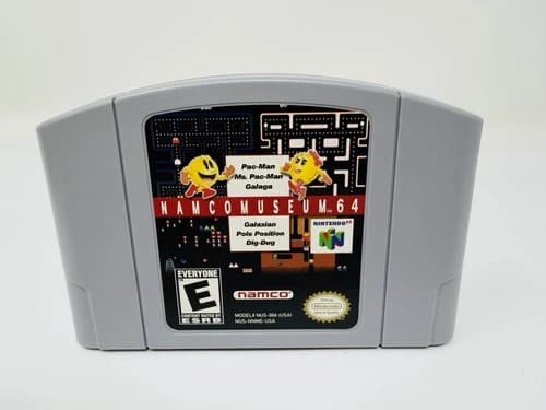 Namco Museum 64 AUTHENTIC Nintendo 64 N64 Game Cartridge Clean Tested