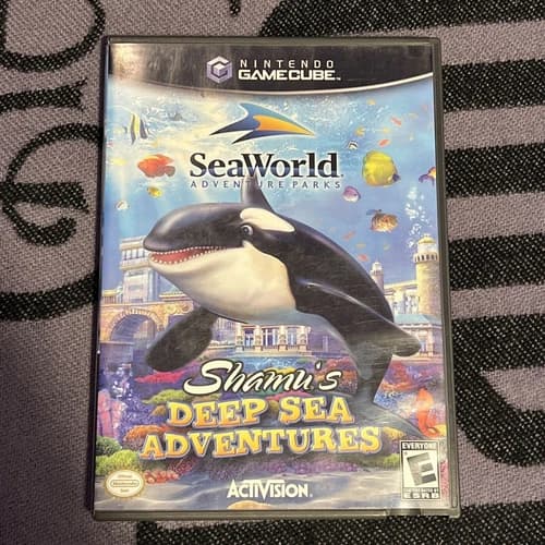 SeaWorld: Shamu's Deep Sea Adventures (Nintendo GameCube, 2005) complete in box