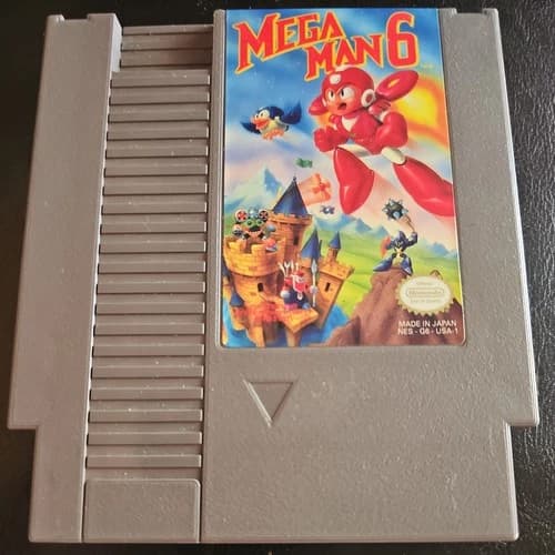 Mega Man 6 Nintendo NES 1994. Cartridge Only. Tested And Working.
