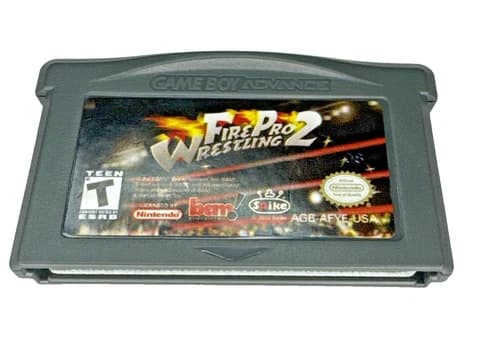 Fire Pro Wrestling 2 – GBA – Nintendo Game Boy Advance – Authentic – Near Mint