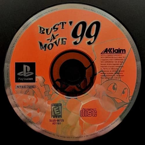 Bust-A-Move '99 - PlayStation 1 - PS1 - Disc Only - Resurfaced/Tested
