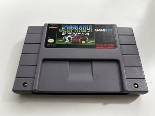 Jeopardy Sport Edition - (Super Nintendo Entertainment System SNES)