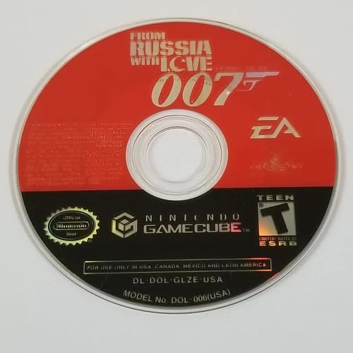 007 From Russia with Love Gamecube game disc only Tested Works James Bond
