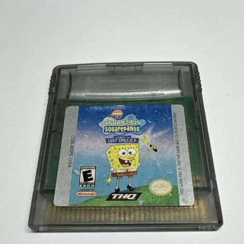 Spongebob Squarepants Legend Lost Spatula (Nintendo Game Boy Color)