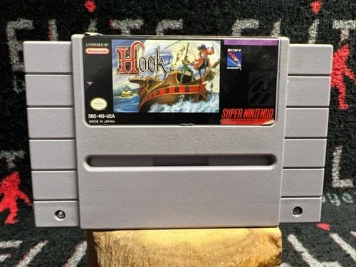 Hook (Super Nintendo Entertainment System, 1992) SNES Cartridge Cleaned Tested