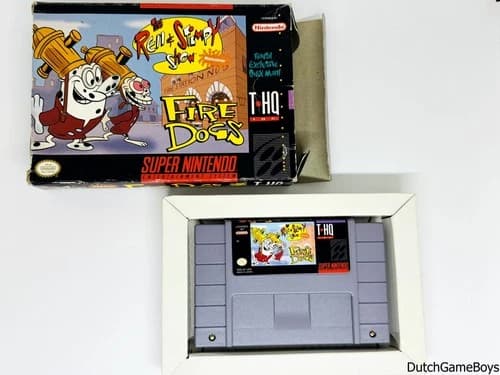 Super Nintendo / Snes - The Ren & Stimpy Show - Fire Dogs - USA