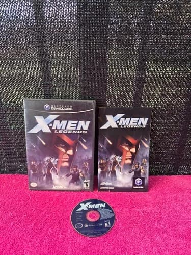 X-Men Legends (Nintendo GameCube, 2004) Complete With Manual