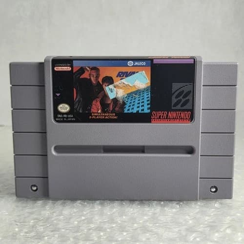 Rival Turf! Super Nintendo Entertainment System SNES 1992 Tested Cleaned OEM Jal