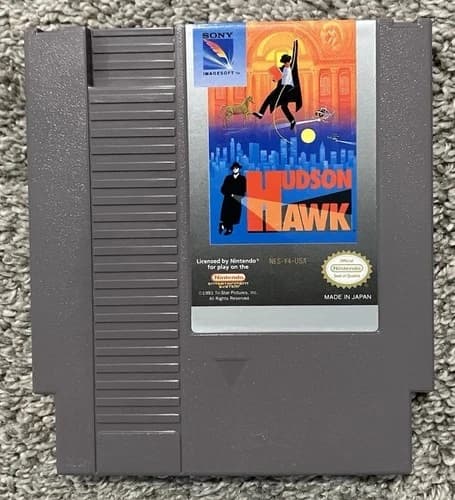 Hudson Hawk (Nintendo Entertainment System, NES, 1992) Authentic Next Day Ship