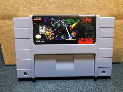 LOST VIKINGS 2 SNES GAME GOOD CONDITION