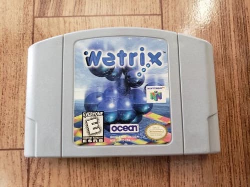 Wetrix Nintendo 64 1998 Video Game N64 Cartridge Tested Authentic