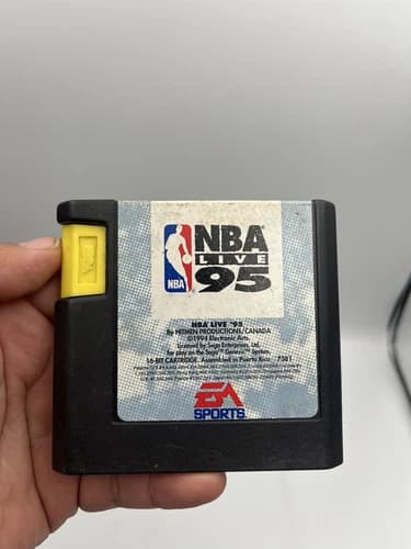 NBA Live 95 (Sega Genesis, 1994) Cartridge Only - Tested verified working