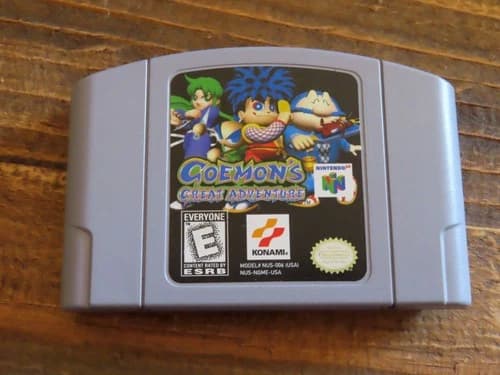 Goemon's Great Adventure (Nintendo 64 N64, 1999) Authentic Cartridge Only Tested
