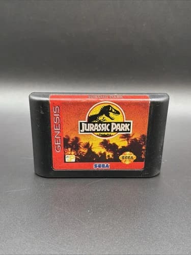 Jurassic Park Sega Genesis Cart Only Authentic! Tested And Working Fast Shipping