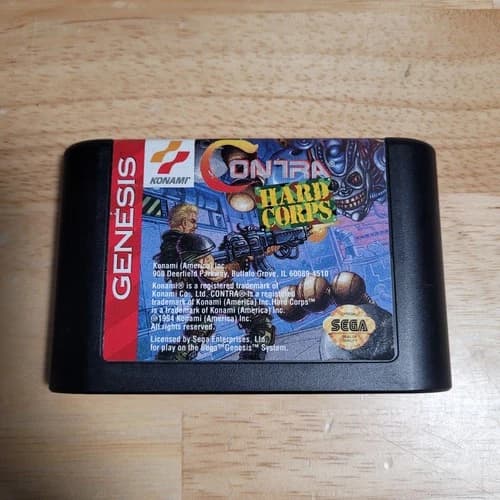 Contra: Hard Corps Sega Genesis, 1994 - Tested
