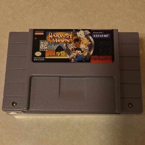 Harvest Moon (Natsume) SNES/Super NES Cartridge Only NTSC-U/C US/Canada