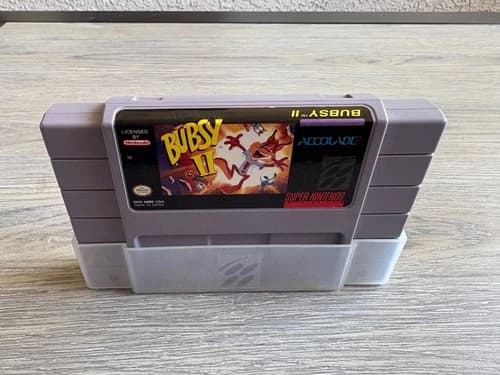 Bubsy II (Super Nintendo SNES, 1994) Tested Working