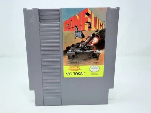 Conflict (Nintendo Entertainment System, 1989) TESTED & WORKS