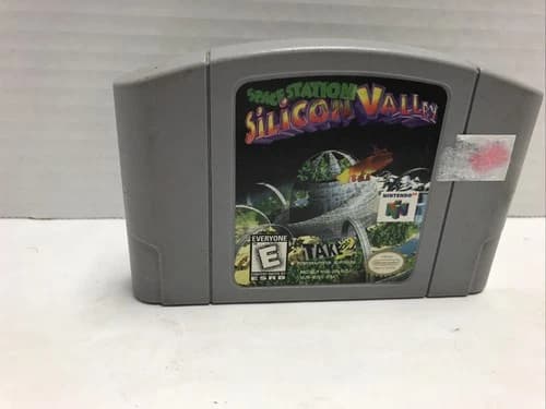 Space Station Silicon Valley N64 Nintendo 64 Authentic Cartridge Very Good