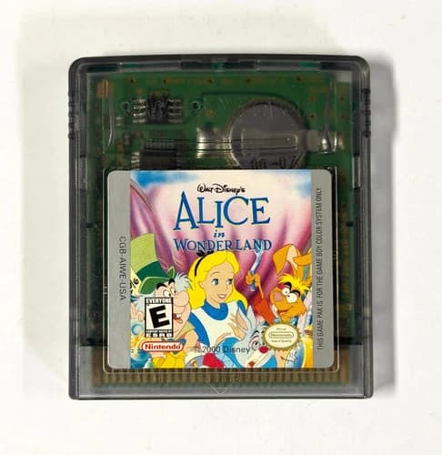 Alice in Wonderland (Nintendo Game Boy Color, 2000) *Cartridge Only*