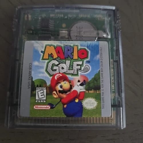 Mario Golf (Game Boy Color) Cartridge Tested Great Condition Gameboy GBC