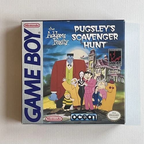 Addams Family: Pugsley's Scavenger Hunt (USA 30527) — CIB — Gameboy Game Boy