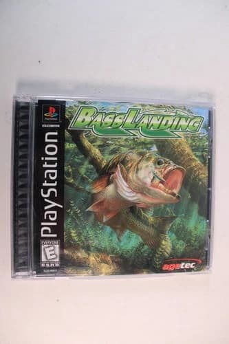 Bass Landing (Sony PlayStation 1, 1999, PS1) Authentic, tested/works