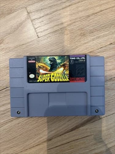 Super Godzilla Nintendo SNES Game Cartridge Only Tested