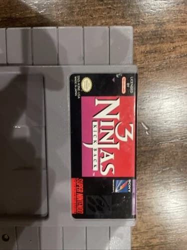 3 Ninjas Kick Back – Super Nintendo SNES Game Cartridge