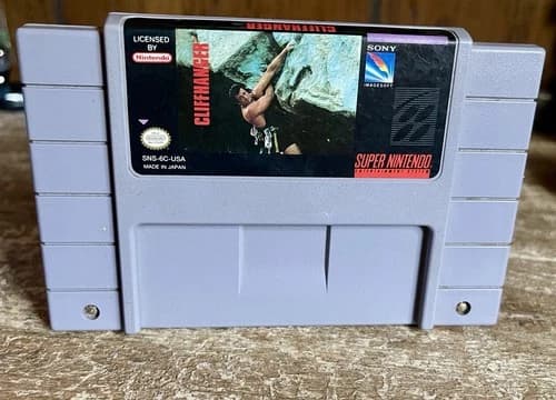 Cliffhanger Nintendo NES 1993 Video Game Cartridge