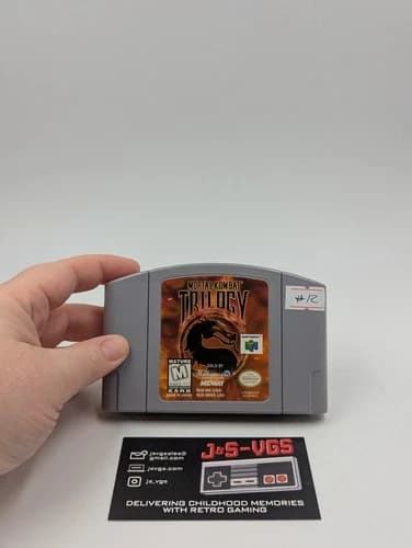 Nintendo 64 Mortal Kombat Trilogy N64 Cartridge Only Authentic OEM #12 Tested