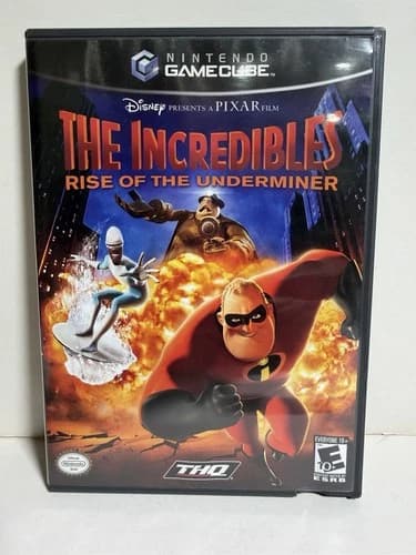 The Incredibles: Rise of the Underminer, Nintendo GameCube Authentic, Tested