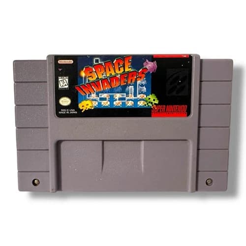 Space Invaders (Super Nintendo, 1992) SNES Authentic Tested Working Cartridge
