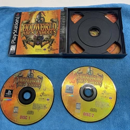 Oddworld Abe's Exoddus 1998 (Playstation 1 PS1) CIB Pre-owned