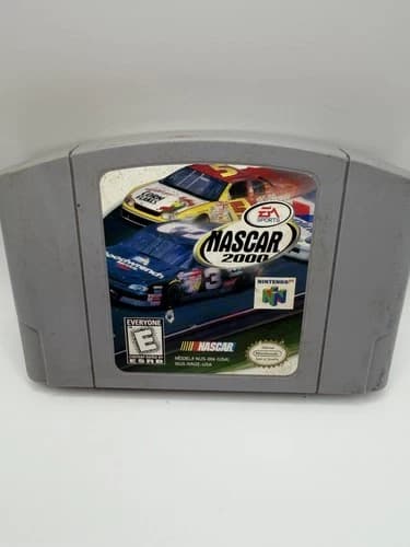 Nascar 2000 - Nintendo 64 (N64) Tested Working. Cart Only