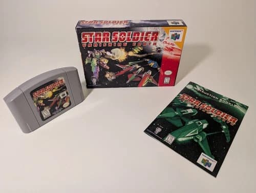 Star Soldier Vanishing Earth - Nintendo 64 N64 - CIB - Authentic, Tested, Works