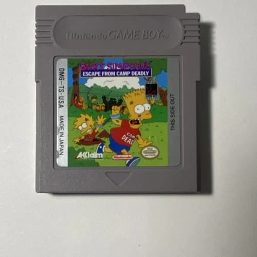 Acclaim Bart Simpson's Escape from Camp Deadly Nintendo Game Boy The Simpsons